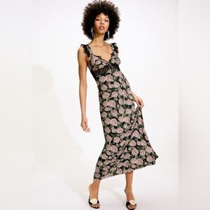 For Love And Lemons | Dresses | For Love And Lemons Hideaway Midi Dress |  Poshmark